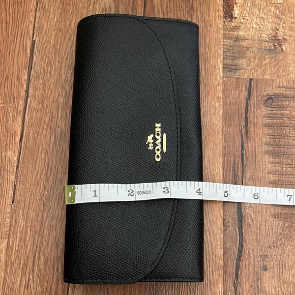 Coach Black leather envelope wallet - Picture 6 of 11